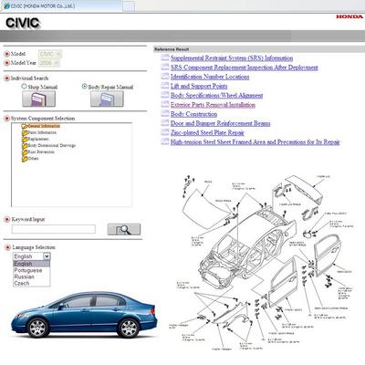 Manual del taller Honda Civic 2006-2010 4 puertas - Descargar Recetas